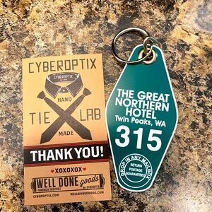 The Great Northern Hotel Room 315 Keychain from Twin Peaks